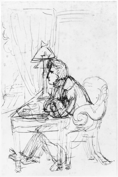 Self Portrait by Alfred de Vigny